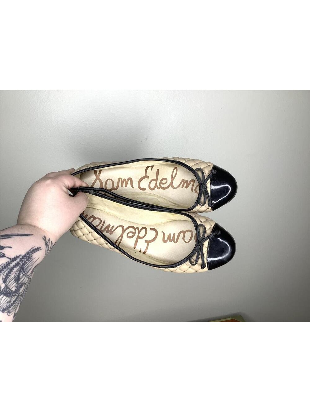 < Sam Edelman Blake Quilted Ballet Flats Size 9.5 > - Picture 2 of 7